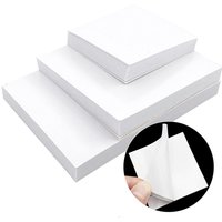 50 Sheets WELLCK Dental Mixing Pad Thickening White Cementing Paper Laboratory Cement Powder Mixing Paper Consumables 3 Sizes