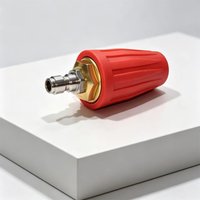 Turbo Nozzle Pressure Washer Tips, 360° Rotating Turbo Spray Tips with 1/4" Quick Connector for Cleaning Car, Garden