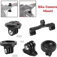 Bike Camera Mount Holder Bracket Adapter Cycling Front Light Bracket Camera Stand Bike Computer Holder Adapter for Garmin Gopro