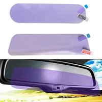 Car Interior Rearview Mirror Anti-glare Anti Fog Film Night Reversing Glare Protection Waterproof Auto Sticker Accessories