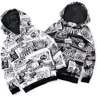 Nouveaux enfants sweats à capuche enfants pulls à capuche de bande dessinée vêtements coréen adolescents garçons hauts de Sport en vrac printemps à manches longues sweats 4-14 ans