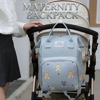 Outdoor Backpack Mummy Bag Mom Baby Travel Diaper Bags for Baby Care Multi-functionalMother and Baby Multi-function Waterproof