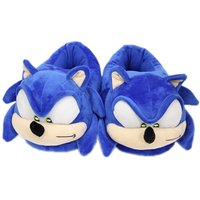 Anime Cartoon Kawaii Sonic Slippers Indoor Men Women Shoes Adult Size Winter Warm Slippers Children Surprise Gifts
