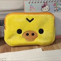 Rilakkuma Soft Case Cute Bearing Coin Bag Keychain Accessories Large Capacity Multifunctional Desktop Storage Bag Pouch