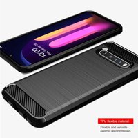 For LG V60 ThinQ lgv60 thinq Silicone Protective Case Soft Phone Cover for lg v60 thinq Shockproof Matte Back Cases Coque Fundas