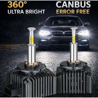 Carlke D1S D3S Led Bulbs 360 1:1 Hid D2S D4S D5S D8S Car Light 12V 24V Motorcycle Truck Universal D1R D2R D3R D4R Auto Lamp 2Pcs