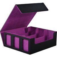 Card Storage Box for Trading Cards, 1800+ Commander Deck Box with Display Window๏ผfits for Magic TCG PTCG Sports Cards