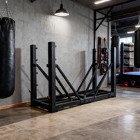 Foldable Gym Boxing Ring Set Small Collapsible Equipment for Home Boxing Training