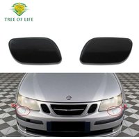 For SAAB 9-3 93 2003 2004 2005 2006 2007 2008 2009 2010 2011 Front Headlight Washer Nozzle Cover Headlamp Water Spray Jet Cap