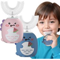 Electric Toothbrush for Children U Shaped Electric Child Toothbrush USB Rechargeable Cartoon Kids Children's Electric Toothbrush