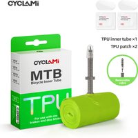 AliExpress CYCLAMI Bike Inner Tube Ultralight TPU Hose Metal Presta Valve FV Removable Bike Accessories For Mountain 1.9 2.5 MTB 29 27.5 26