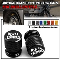 Motorcycle Tire Valve Caps For Royal Enfield Bullet/Meteor/Classic 350 500 Interceptor 650 Continental GT 535 Himalayan 411 400i