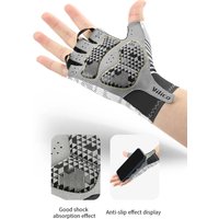AliExpress NONE Summer Cycling Gloves Fingerless Fitness Fishing Women Men Spring Gym Breathable Non-slip Yoga Elastic Sport Bicycle Gloves