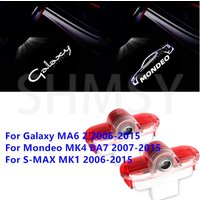 2X LED Lights Car Door Projector Ghost Shadow Courtesy Lamp Accessories For Ford Mondeo MK4 BA7 2007-2015 Galaxy MA6 2 S-MAX MK1
