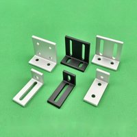 2PCS 2020 3030 4040S Aluminum Profile Vertical Adjustable Unequal Corner 90 Degree Right Angle Connection Fixed