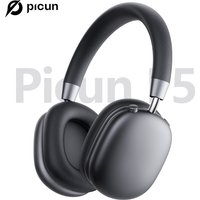 Picun F5 ANC Wireless Bluetooth 5.3 Headphones Hi-Res Audio Over Ear Headset 25dB Adaptive Noise Cancellation Earphones 50H
