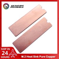 M.2 Heat Sink Pure Copper NVME NGFF M2 2280 Solid State Hard Disk,B80 Thin Heatsink Gasket For Desktop PC Notebook