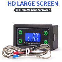 ZFX-WT01 WIFI Remote Control Thermostat Smart Digital Temperature Controller LED Display Heat/Cooling Instrument With Probe