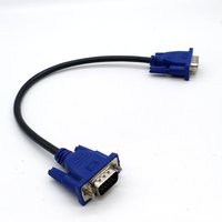 0.3m/0.5m/1.5m Cable Vga 15 Pin Male To Male VGA Cables Cord Wire Line Copper for PC Computer Monitor Projector Connecting