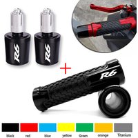 Fit For YAMAHA YZF-R6 YZF R6 R 6 CNC Motorcycle Accessories 7/8"22mm Handle grips handlebar grip ends Plug