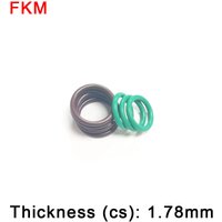 FKM Seal Rings Thickness/CS 1.78mm Strip Rubber O-Ring Gasket Replacement Washer Oil Resistance Auto AS-568 (AS-001-050)
