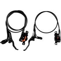 Zoom HB771 Bike Hydraulic Disc Brake Set Front 800mm Rear 1400mm Hose, Double Piston Disc Brakes for Mountain Bike MTB