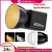 Ulanzi L023 40W Pro Przenośna Lampa LED do Filmowania Bi-Color COB Światło Studyjne Fotograficzne 2500K-6500K 3400mAh do Streamingu na Żywo