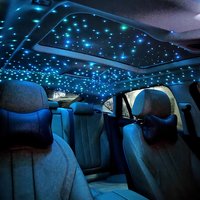 Fiber Optic Car Roof Star Light Kits RGB Bluetooth App Music Control Car Starry Sky Decoration Headliner With 600 Stars