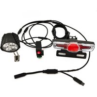 AliExpress EBKE Waterproof Cable Integrated Light Set FrontLight RearLight Turn Signal BrakeLight For Bafang Motor BBS 01 02 HD UART CAN