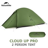 Naturehike Camping Tent Cloud Up Pro 1-3 Person 20D Tent Ultralight Outdoor Travel Tent Backpacking Hiking Portable Waterproof