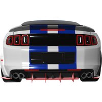 Fit Ford Mustang GT350 GT500 2013 2014 Year Year Rear Diffuser Bumper Lips Spoiler Splitter Body Kit Accessories