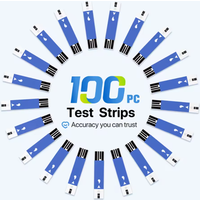 Bioland G-425-3 Blood Glucose Meter 50/100pcs Test Strips Medical Diabetes Blood Sugar Test Monitor Complete Kit Glucosemeter