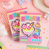 42 Pcs Adorable Cartoon Mini Bean Die Cut Stickers Book Handmade Decorative Scrapbooking Supplies Japanese Stationery Stickers