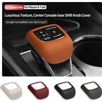For Nissan X-Trail Pathfinder (2021-2023) Original Leather Gear Shift Knob Cover Lever Shifter Boot Anti Scratch Car Accessories