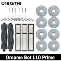 Dreame Bot L10 Prime Robot Vacuum Cleaner Replacement Accessories Main Side Brush HEPA Filter Mop Cloths Spare Parts