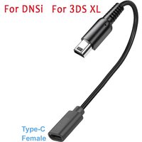 USB Type-C Charging Cable Adapter FOR 3DS XL/3DS LL/New 3DS/3DS XL/3DS/New 2DS LL/2DS XL/2DS/DSi/DSi XL