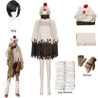 Game Final Fantasy VII: Remake Intergrade Yuffie Kisportabi Moogle Cloak Wig Gloves Socks Cosplay Costume Outfits Halloween Suit