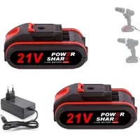 21V Rechargeable Lithium Ion Battery Cordless Impact Drill Battery Replace 48VF 36VF 88VF Replacement Battery for Power Tool