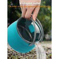 Silicone Folding Kettle Portable Boiling Water Pot for Outdoor Camping Travel Hiking Backpacking Cooking Supplies
