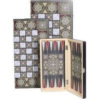 Wooden Portable Folding 3 in 1 Chessboard High-End Sensation for International Chess Casual Entertainment For Family Travel