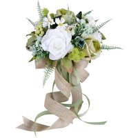 Mori Wedding Bride Bouquet Simulation Silk Flower Rose Home Decoration Bouquet Wedding Photo Studio Photo Props