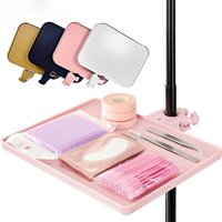 Adjustable Eyelash Tray Holder Essential Organizer Plastic Lash Extension Tools Clip-On Lash Accessories Professional Use