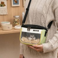Breathable Small Pet Carrier Bag Ventilated Travel Use Hedgehog Gecko Carry Pouch Adjustable Portable Squirrel Carrier Bag