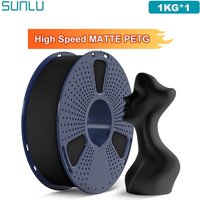 SUNLU High Speed Matte PETG Filament 1.75mm +/- 0.02 mm 1kg Spool (2.2lbs) High Speed Printing Filament Fit Most FDM Printer