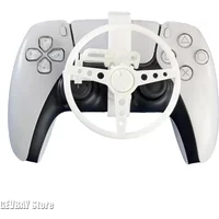 Mini Steering Wheel Attachment for PS5/PS4/Xbox Controllers - Game Controller Racing Wheel Adapter
