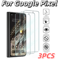 3Pcs For Google Pixel Tempered Glass Screen Protector HD Clear Anti-Fingerprint Easy Install for Pixel10 9 8 7A 6 5G 10A 9 proXL