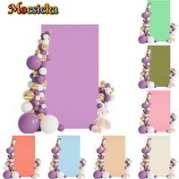 Mocsicka Rectangular Cover Backdrop Solid Color Doubleside Photography Background Wedding Birthday Party Decora Custom Backdrops