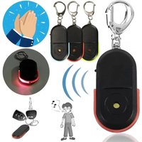 3pcs Ultra-Responsive Key Finder Alarm with Panic Whistle Sound & Illuminating LED Torch- Advanced Locator for House/Remote Keys