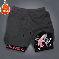 Saiyan Dragon Ball Majin Buu Summer Men New 2026 Double-Layer Replica Two-Piece Loose-Fit Training Running Shorts Casual Pants