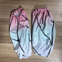 2026 Halloween Anime Cosplay Sleeves Purple and Black Cuff Sleeve Mesh Glove
